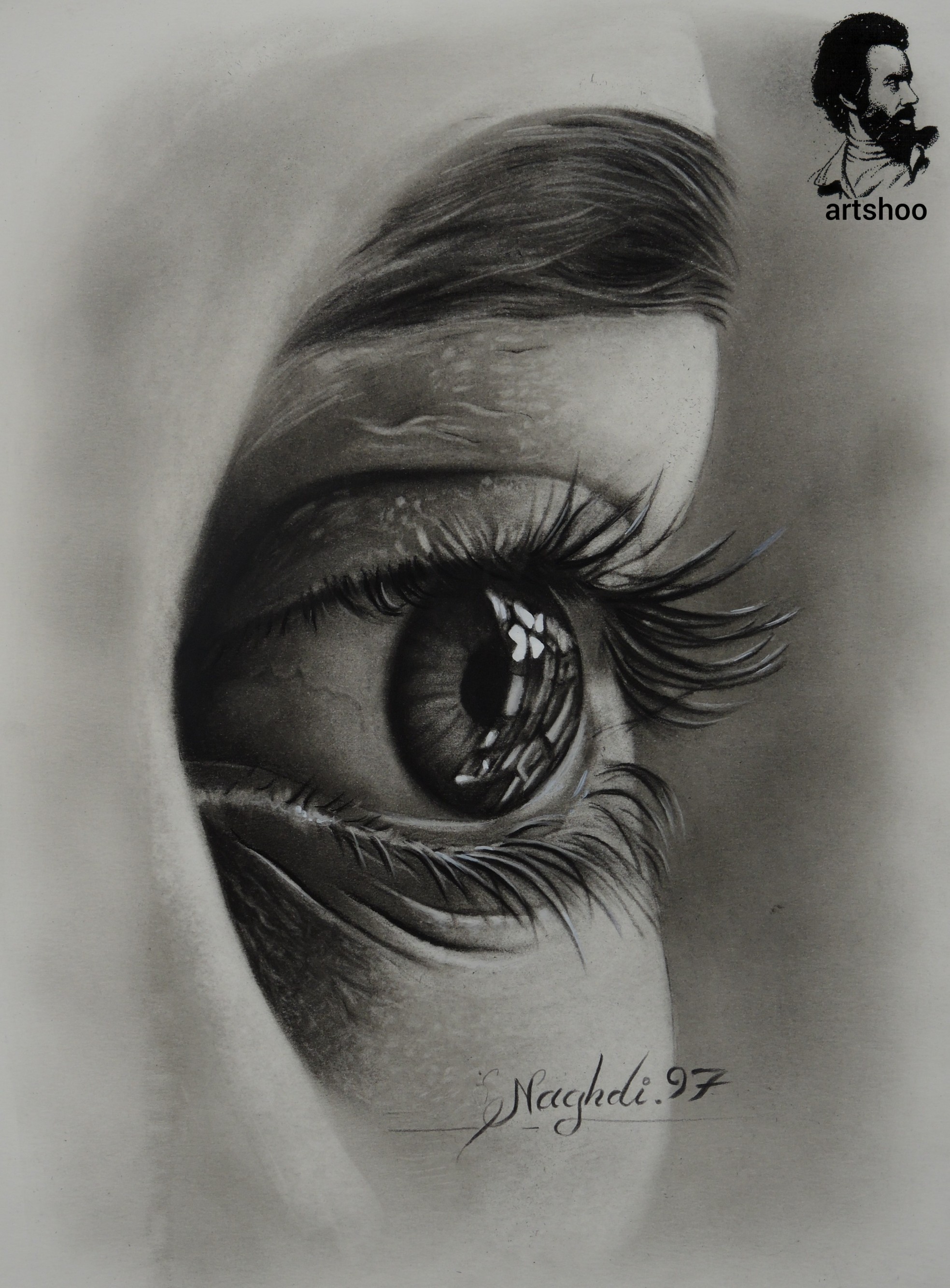 نقاشی سیاه قلم